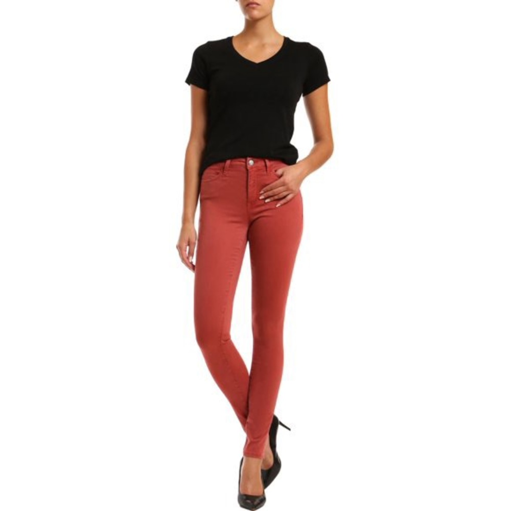 NWT! THVM skinny jean in rust red, 26ish